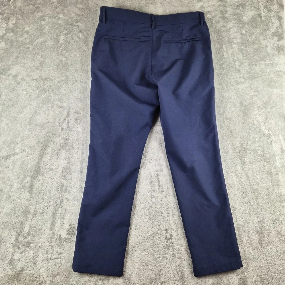 Banana Republic Golf Pants Mens 32x30 Blue Performance Stretch Chino Lightweight